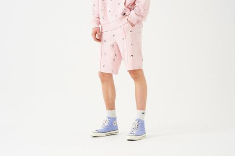 Lazy Oaf Pink Moody Track Shorts