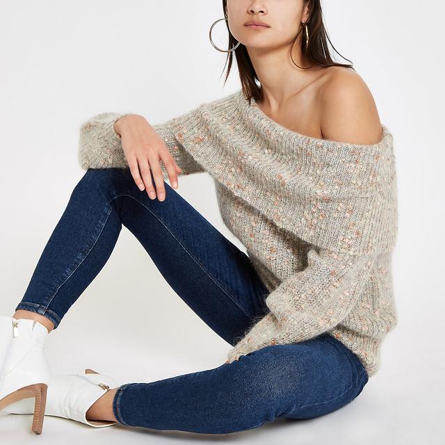 river island bardot jumper