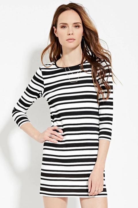 Contemporary Stripe Shift Dress