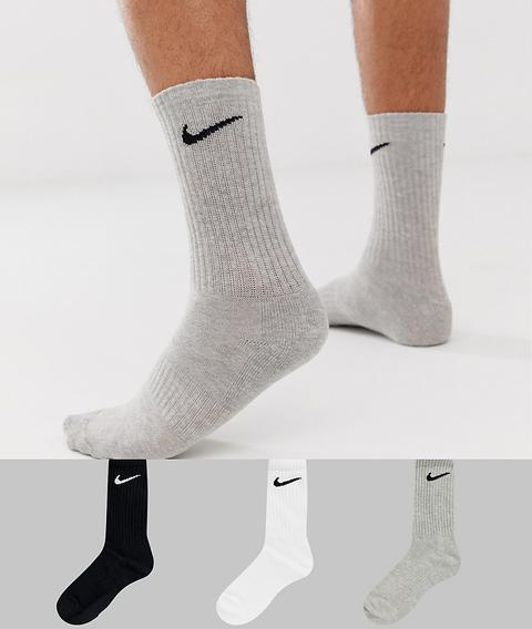 nike training 3 pack crew socks