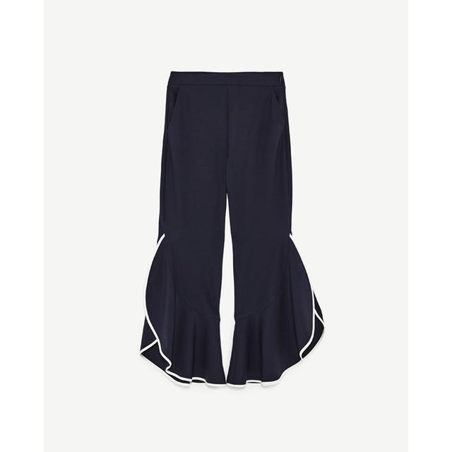 pantaloni a vita alta zara