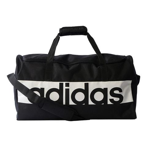 Bolsa Adidas Linear Performance Team Bag M 43 L Negro Blanco