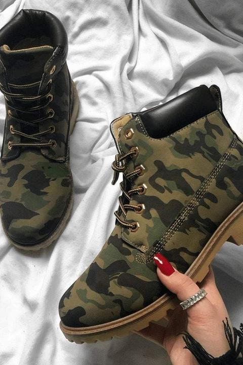 Green clearance camo boots