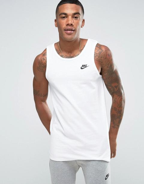 Camiseta Sin Mangas En Blanco 827282-100 Futura De Nike