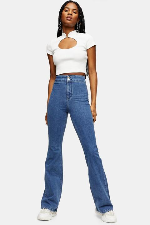 Considered Topshop Three Stretch Flare Jeans