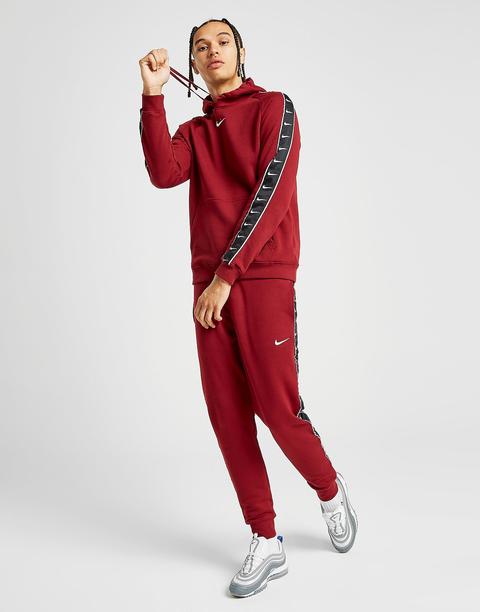 nike tape tracksuit red
