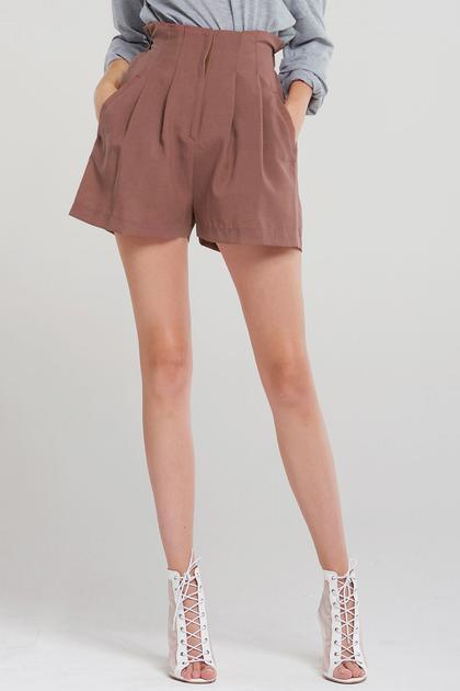 Milton Pintucked Shorts