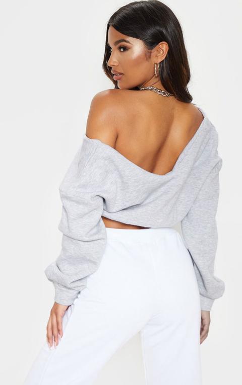 Off the shoulder jumper pretty little thing sale