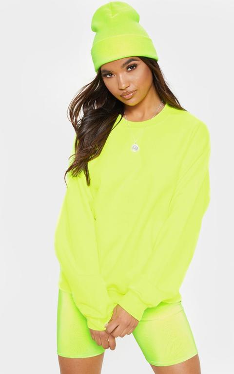 Neon Yellow Ultimate Oversized Sweater