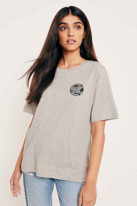 Santa Cruz Grey Logo T-shirt