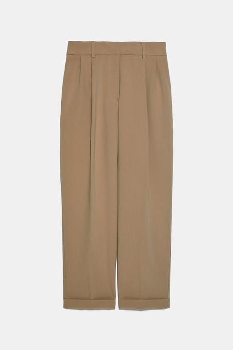 Pantalon À Plis