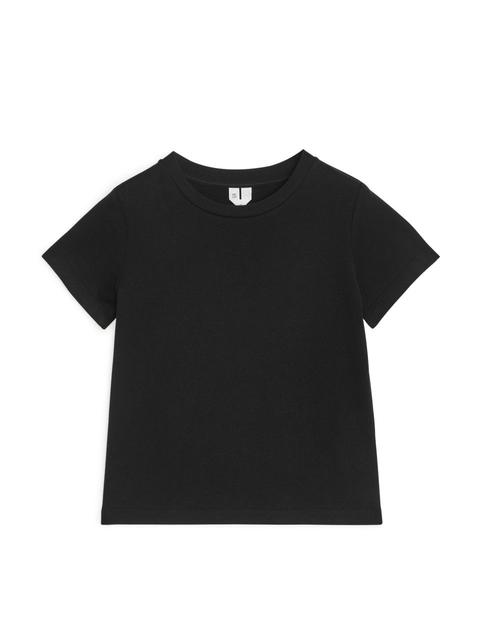 Crew-neck T-shirt - Black