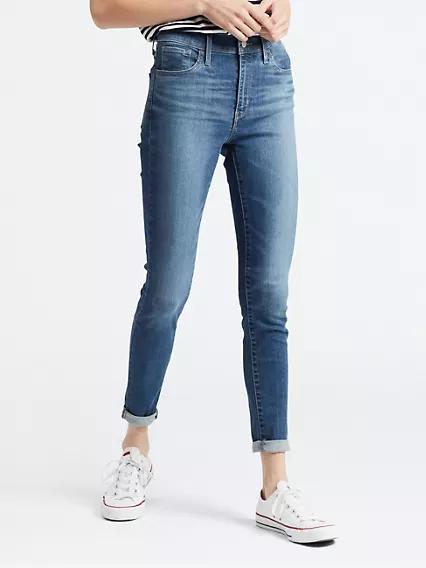 Jean Superestrecho De Talle Alto 720™ Azul / Love Ride