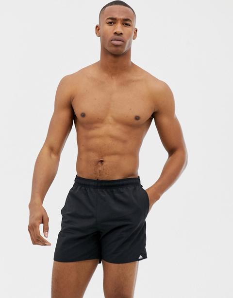 Adidas - Pantaloncini Da Bagno Neri - Nero