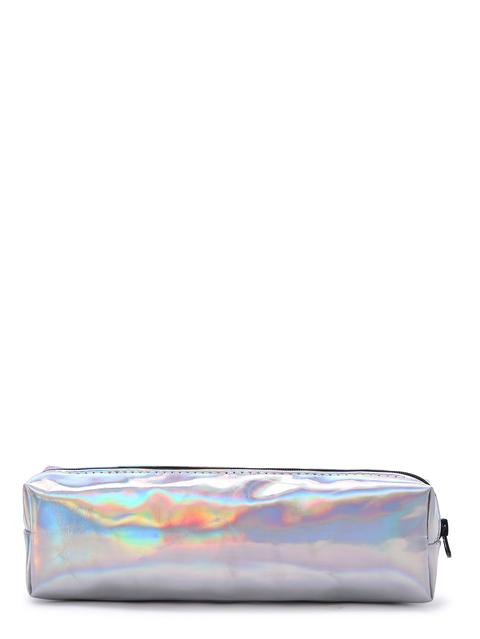 Bright Silver Makeup Case