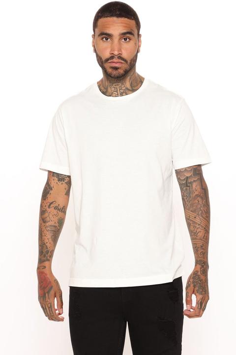 Essential Crew Tee - White
