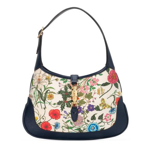 Borsa Hobo Jackie Con Stampa Flora