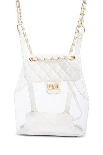 Forever 21 cheap transparent backpack