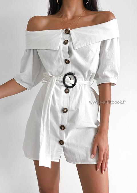 robe avec ceinture a la taille