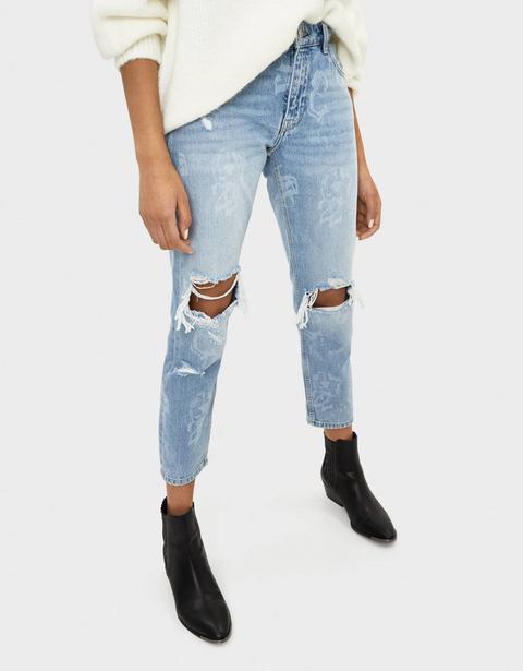 boyfriend jeans bershka