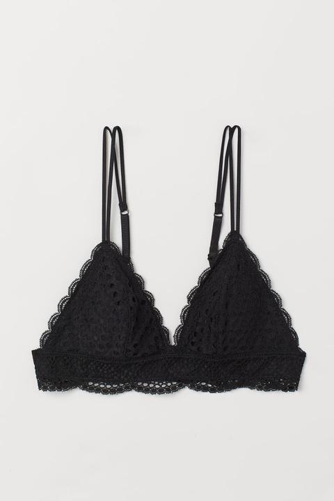 Soutien-gorge En Dentelle - Noir