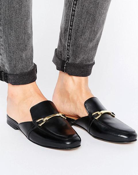 Mocasines Estilo Chinelas De Cuero Movie De Asos