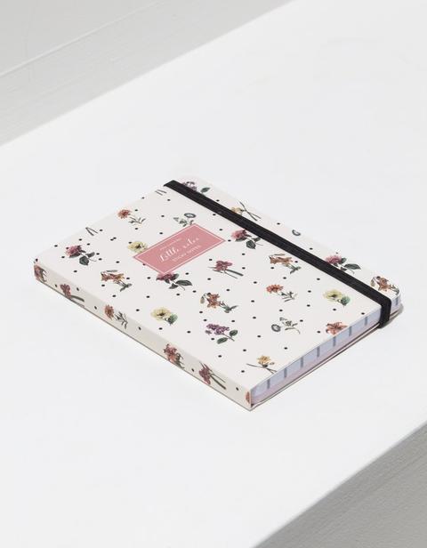 Mini Planner Fiori Bianco