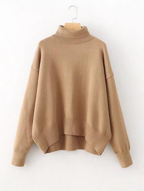 Maglione Oversize A Collo Alto