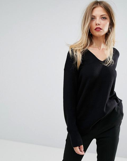 Jersey Con Cuello De Pico Delavaree De French Connection