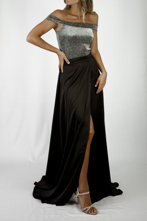 Falda Gaura Black