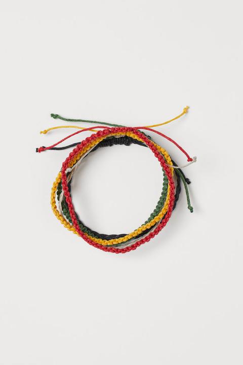 Pack De 5 Pulseras - Rojo