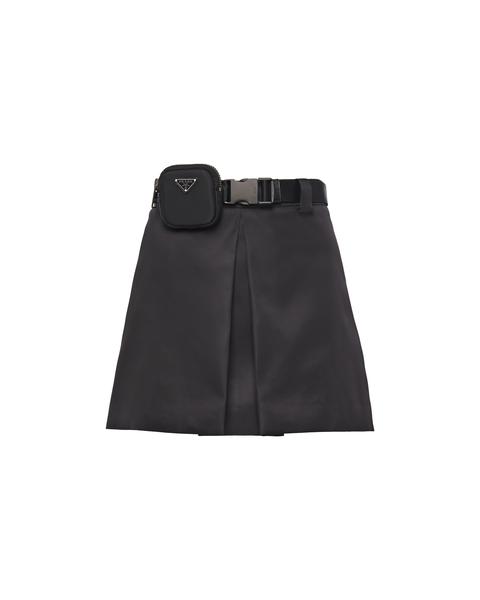 Mini Jupe En Gabardine Re-nylon