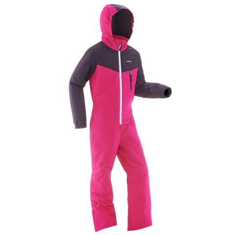 Mono De Esquí Y Nieve Niños Wedze Ski-p 100 Cálido E Impermeable Rosa