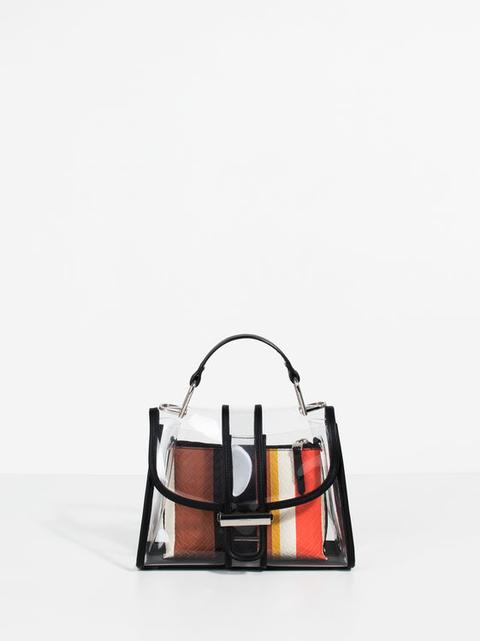 Bolso De Asa Corta Riscada