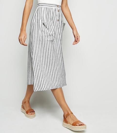 new look white midi skirt