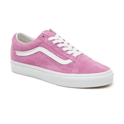 pink suede vans womens