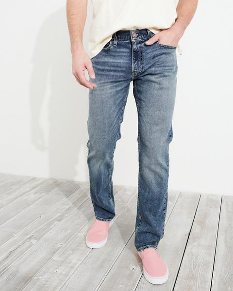 slim straight jeans hollister