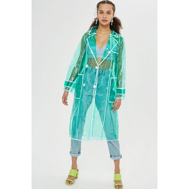 Clear vinyl trench clearance coat