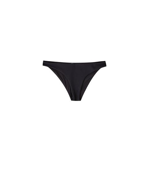 Braguita Bikini Negro Rib