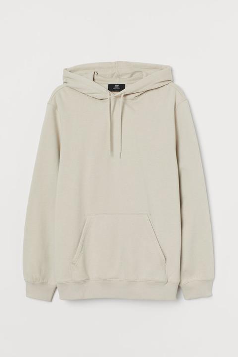 Sudadera Relaxed Fit - Beis