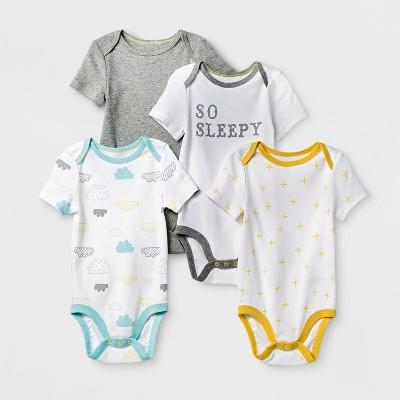 cloud island short sleeve bodysuit