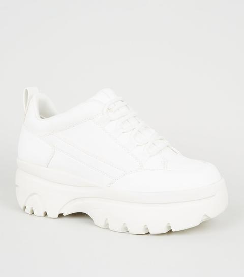 new look black trainers