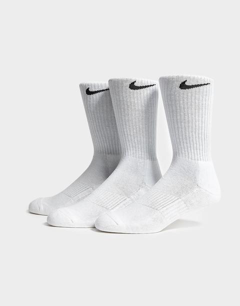 Nike 3 Pack Basic Cuff Socks - White - Womens