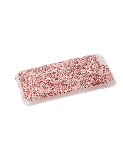 Funda Móvil Glitter Rosa