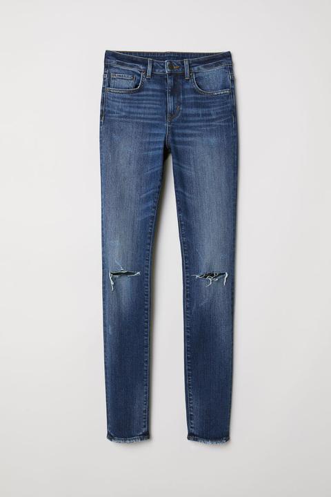 Skinny High Jeans - Azul