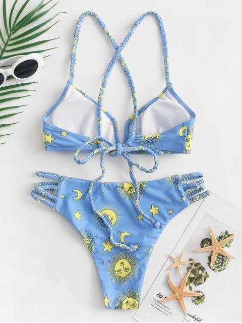 zaful moon bikini