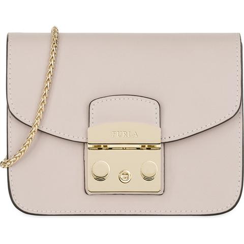 Furla Metropolis Mini Borsa A Bandoliera Vaniglia D