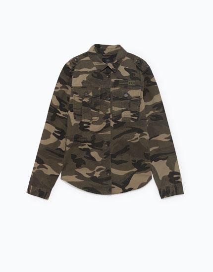 Sobrecamisa Camuflaje Textos