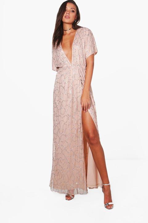 robe maxi cache coeur
