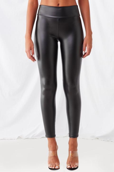 black leather pants forever 21